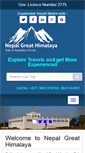 Mobile Screenshot of nepalgreathimalaya.com